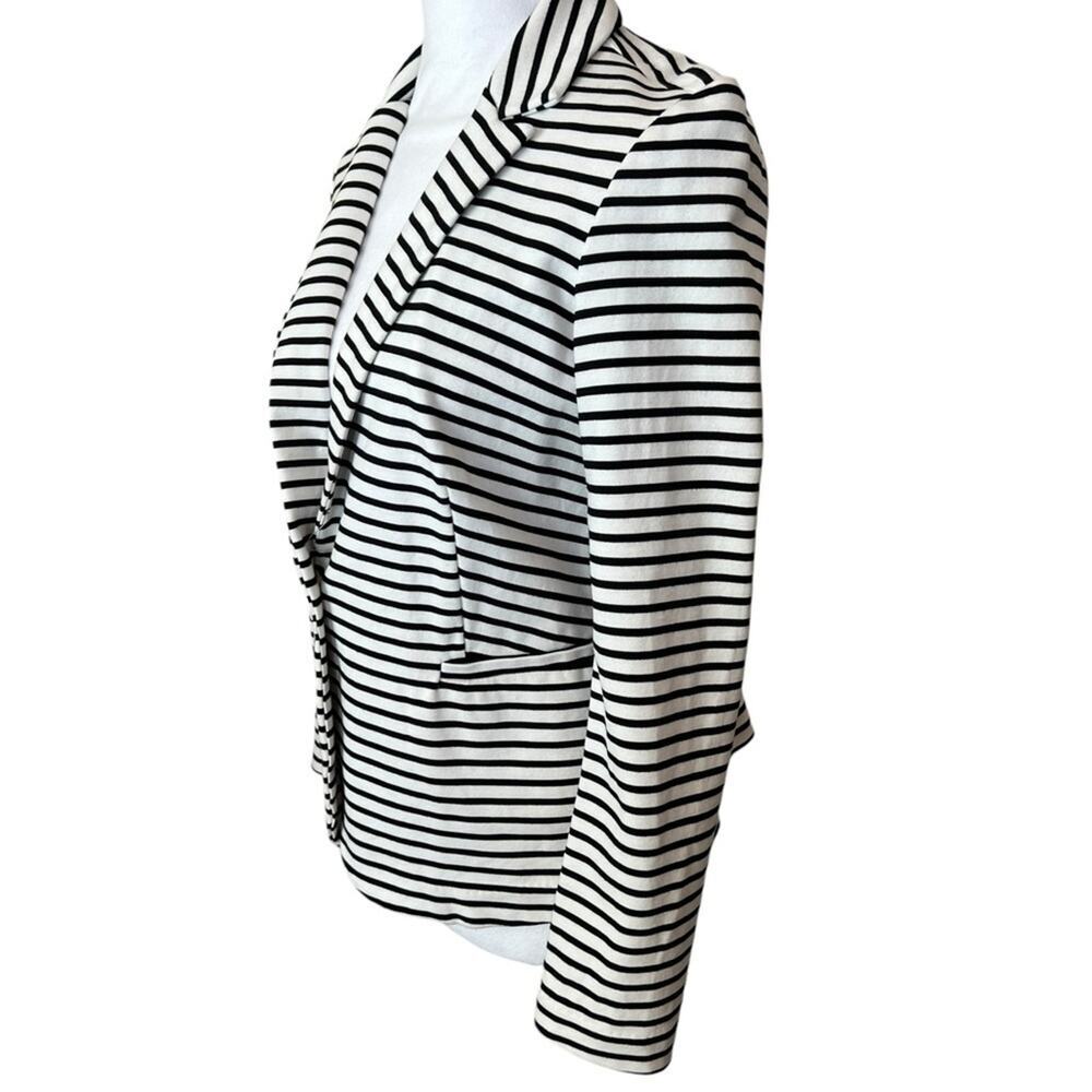 PHILOSOPHY REPUBLIC CLOTHING PETITE STRIPED BLAZER/JACKET - Picture 3 of 8